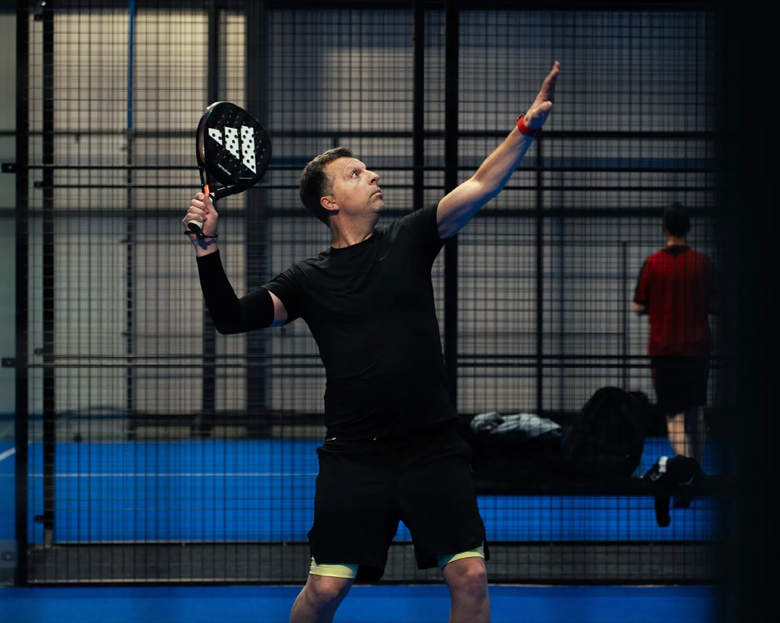 Padel serve tutorial video